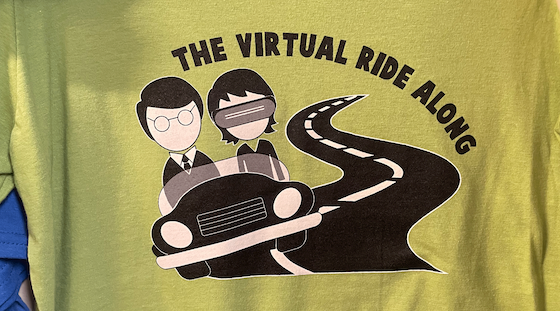 Virtual Ride Along Green Shirt