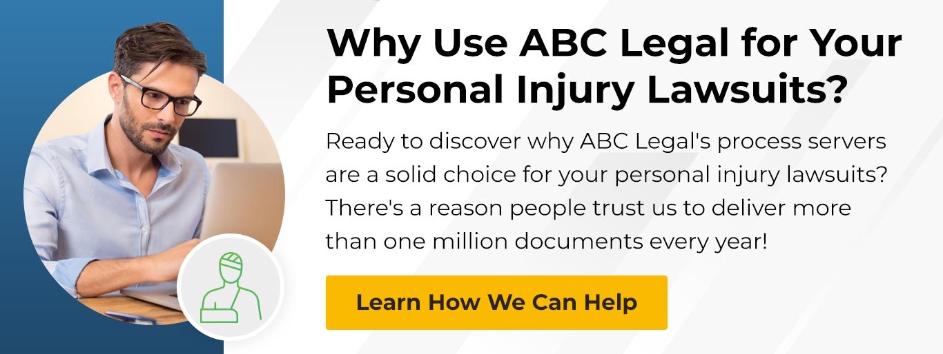 Serving Court Papers for Personal Injury Litigation or Other Legal Matters