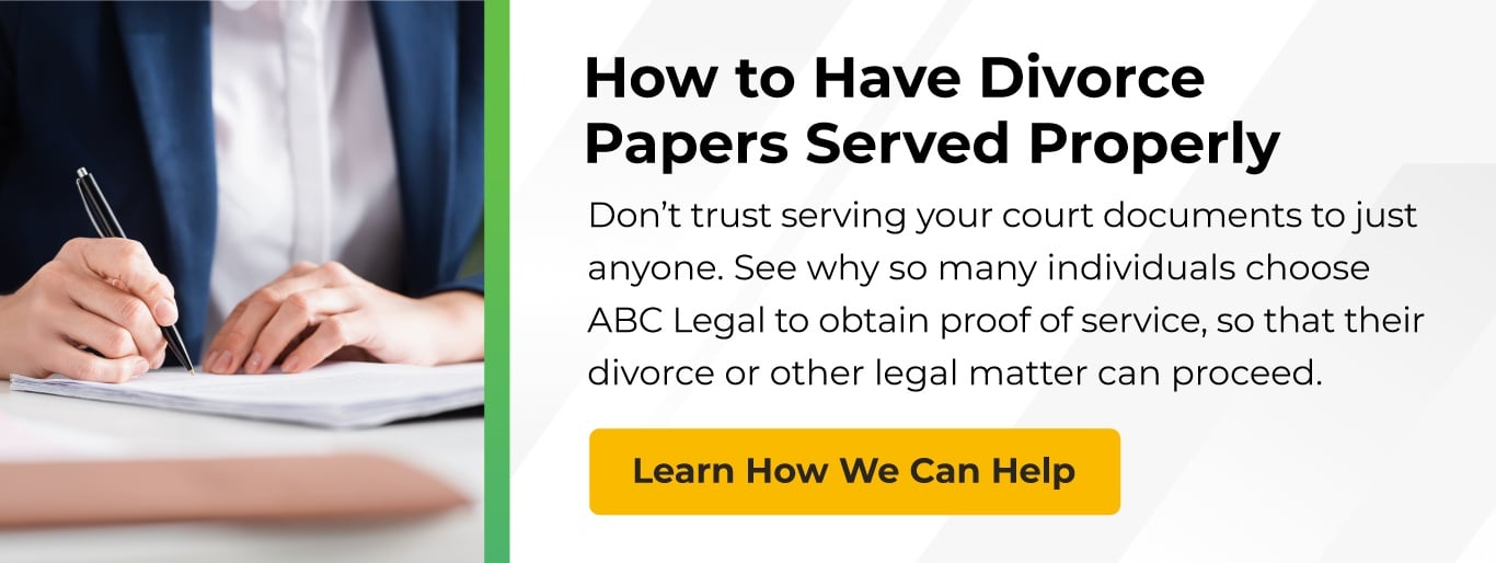 How to Serve a Spouse Divorce Papers